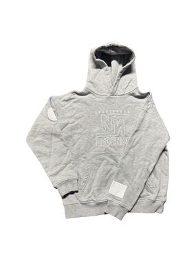 Norris Nuts Legends Gray Hoodie Youth Size 12 Fleece Pullover Sweatshirt